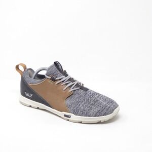 True Linkswear Mens TRUE OG Feel Golf Shoes Grey Leather Knit Spikeless Size 9.5